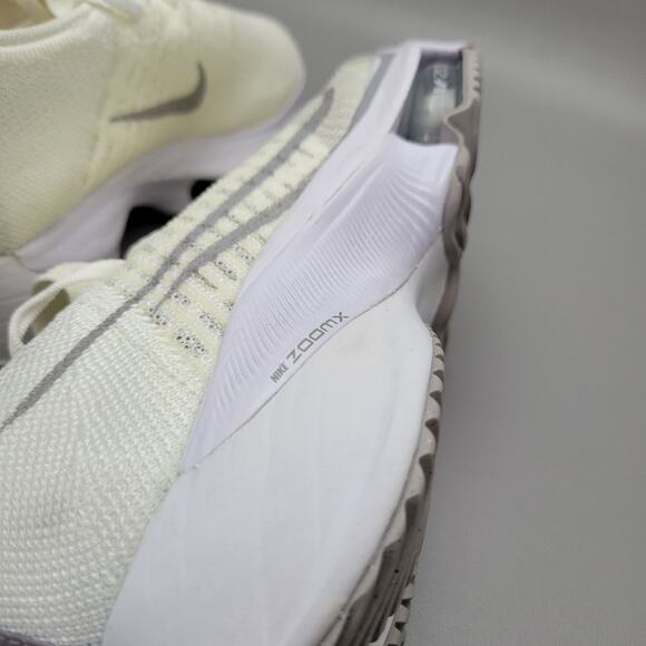 Nike Wmns Air Zoom Tempo NEXT% Flyknit White Atmosphere Grey CI9924-101 Sz 7 - Picture 12 of 16